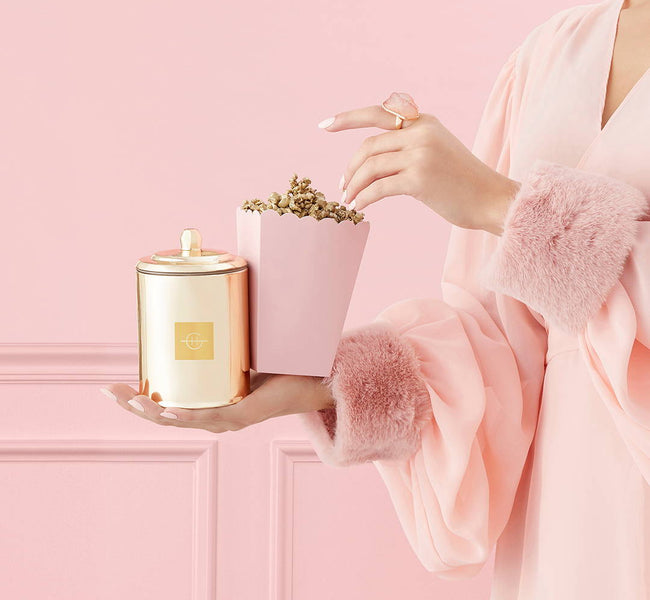 This One-of-A-Kind Candle Smells Like Popcorn and Choc Tops