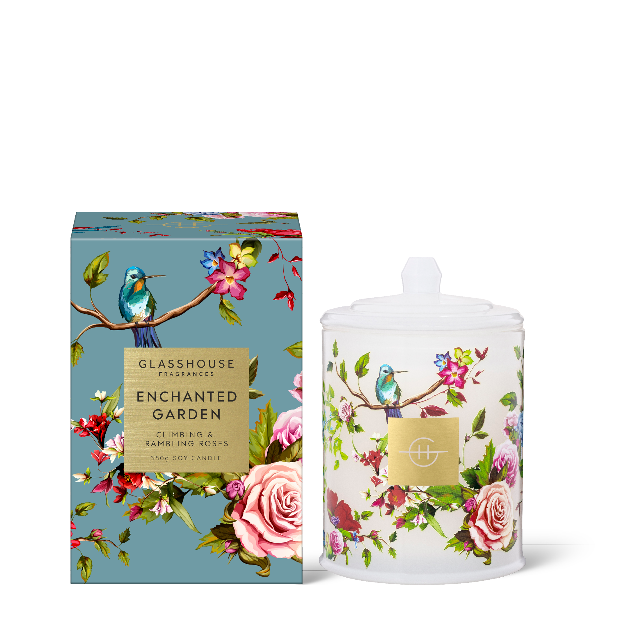 Enchanted Garden - 380g Soy Candle | Glasshouse Fragrances Enchanted Garden - 380g Soy Candle | Glasshouse Fragrances