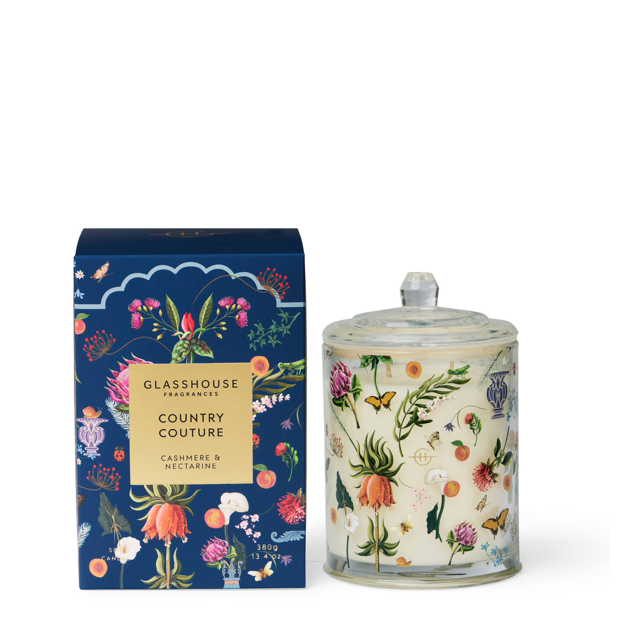 Country Couture - 380g Soy Candle | Glasshouse Fragrances Country Couture - 380g Soy Candle | Glasshouse Fragrances
