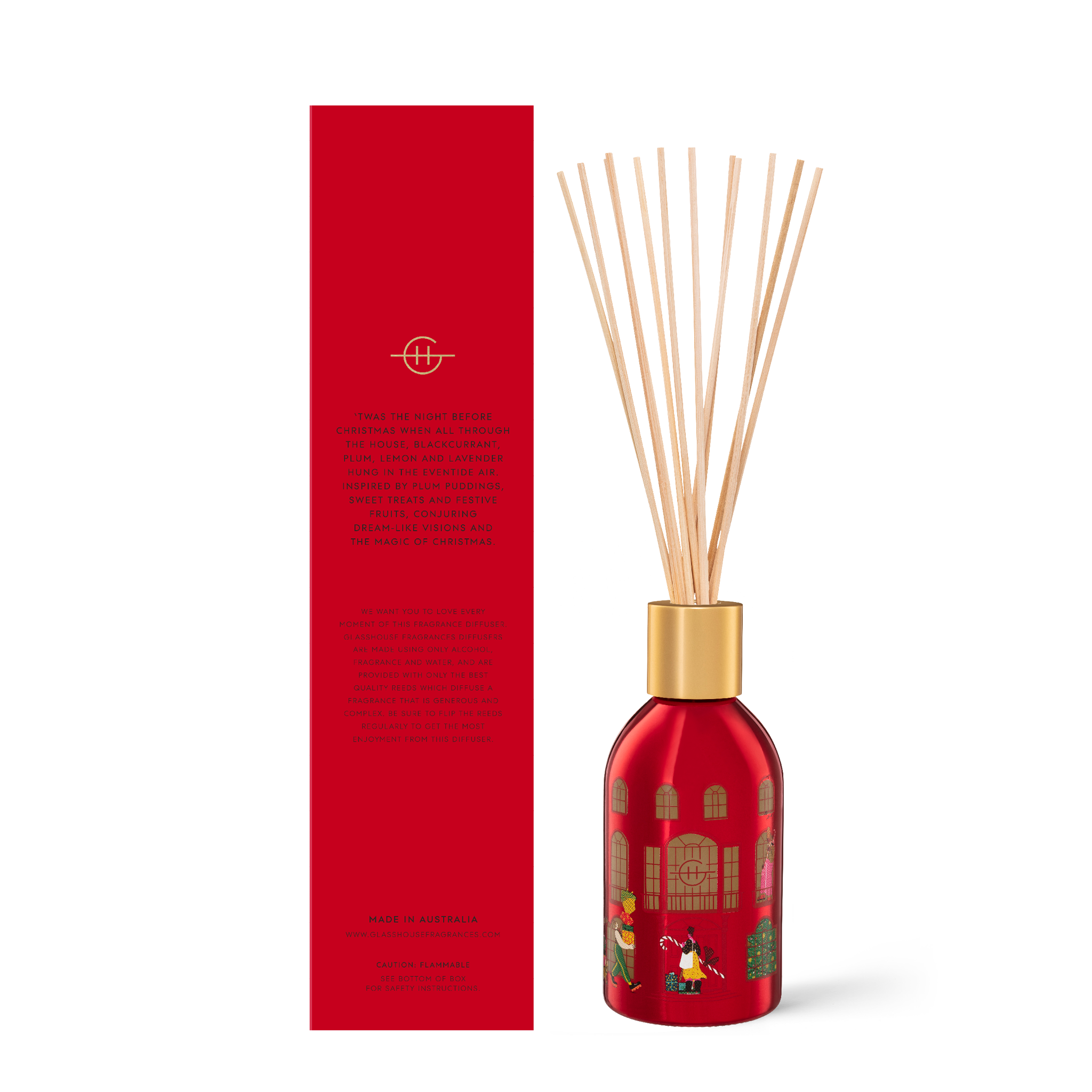 Glasshouse Fragrances 250ml Fragrance Diffuser back of product