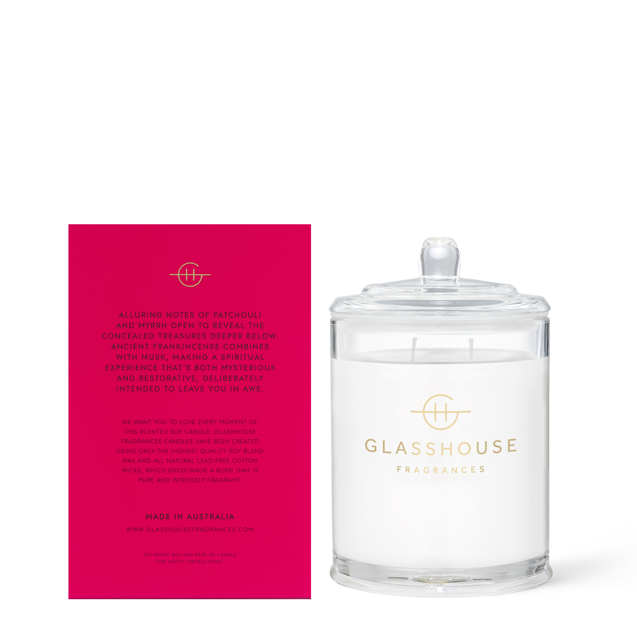 Glasshouse sales candles sale