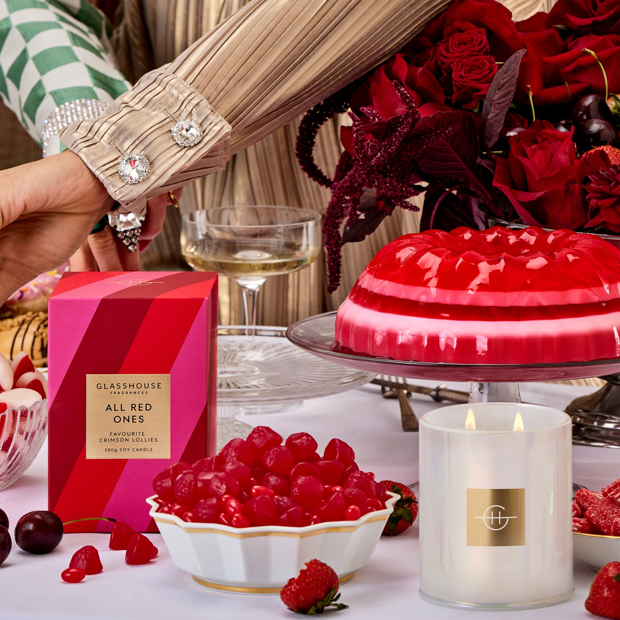 注目の Soy 380g - Ones Red All Candle Fragrances Glasshouse | アロマ・キャンドル