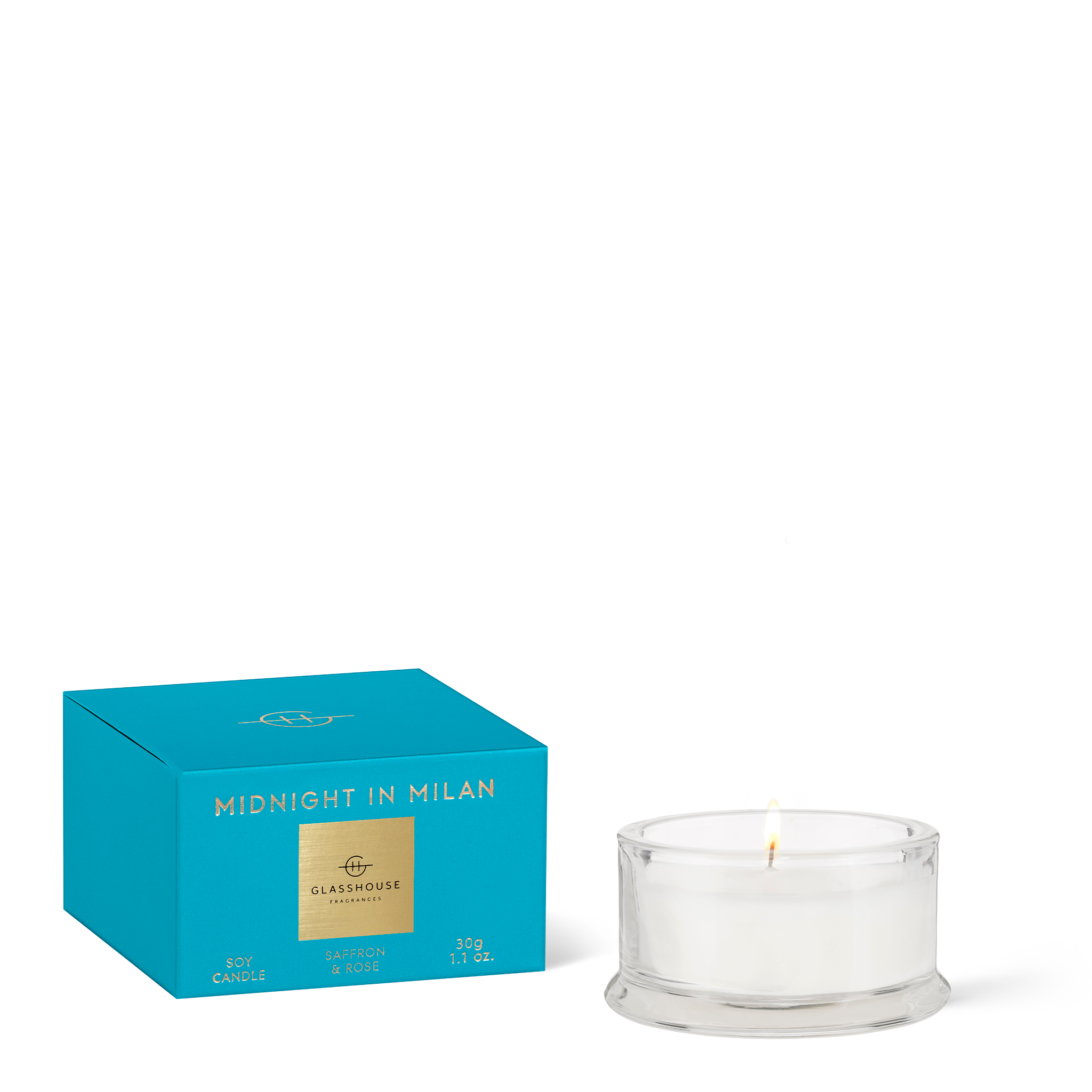 Midnight in Milan 30g Soy Candle Glasshouse Fragrances Glasshouse