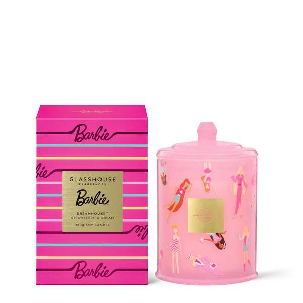 BARBIE™ DREAMHOUSE™- 380g Soy Candle | Glasshouse Fragrances