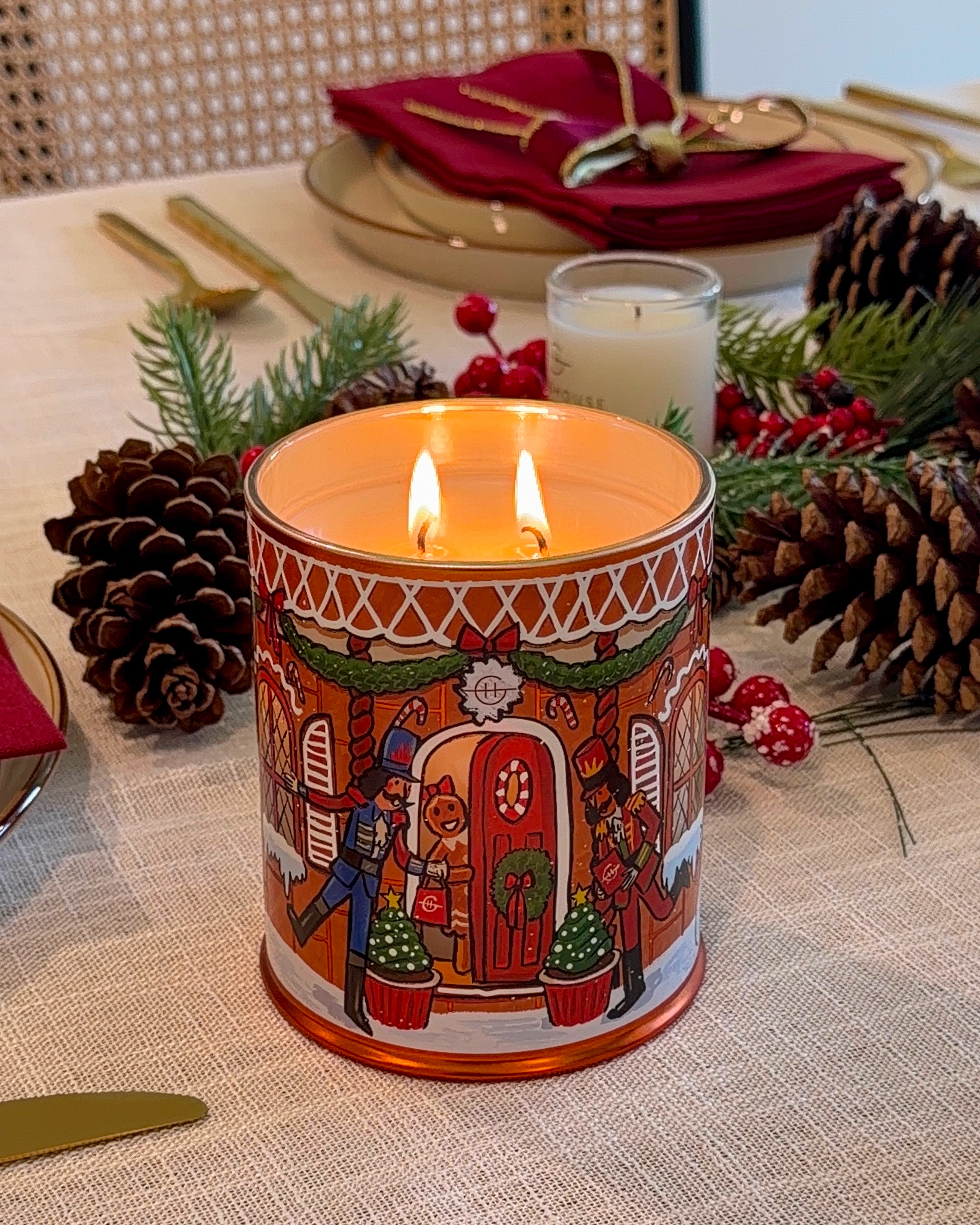 Gingerbread House - 380g Scented Candle | Glasshouse Fragrances