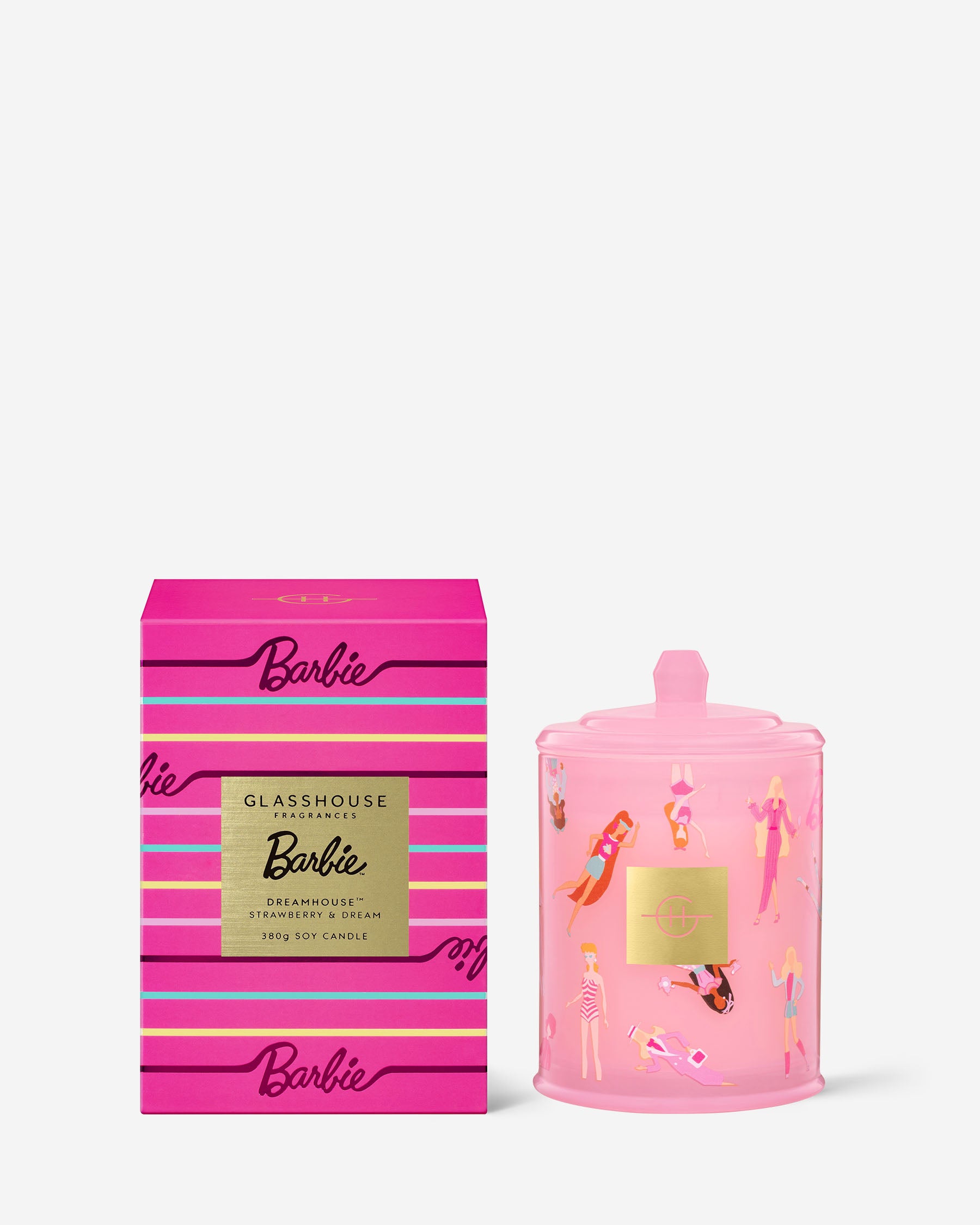 BARBIE™ DREAMHOUSE™- 380g Soy Candle | Glasshouse Fragrances