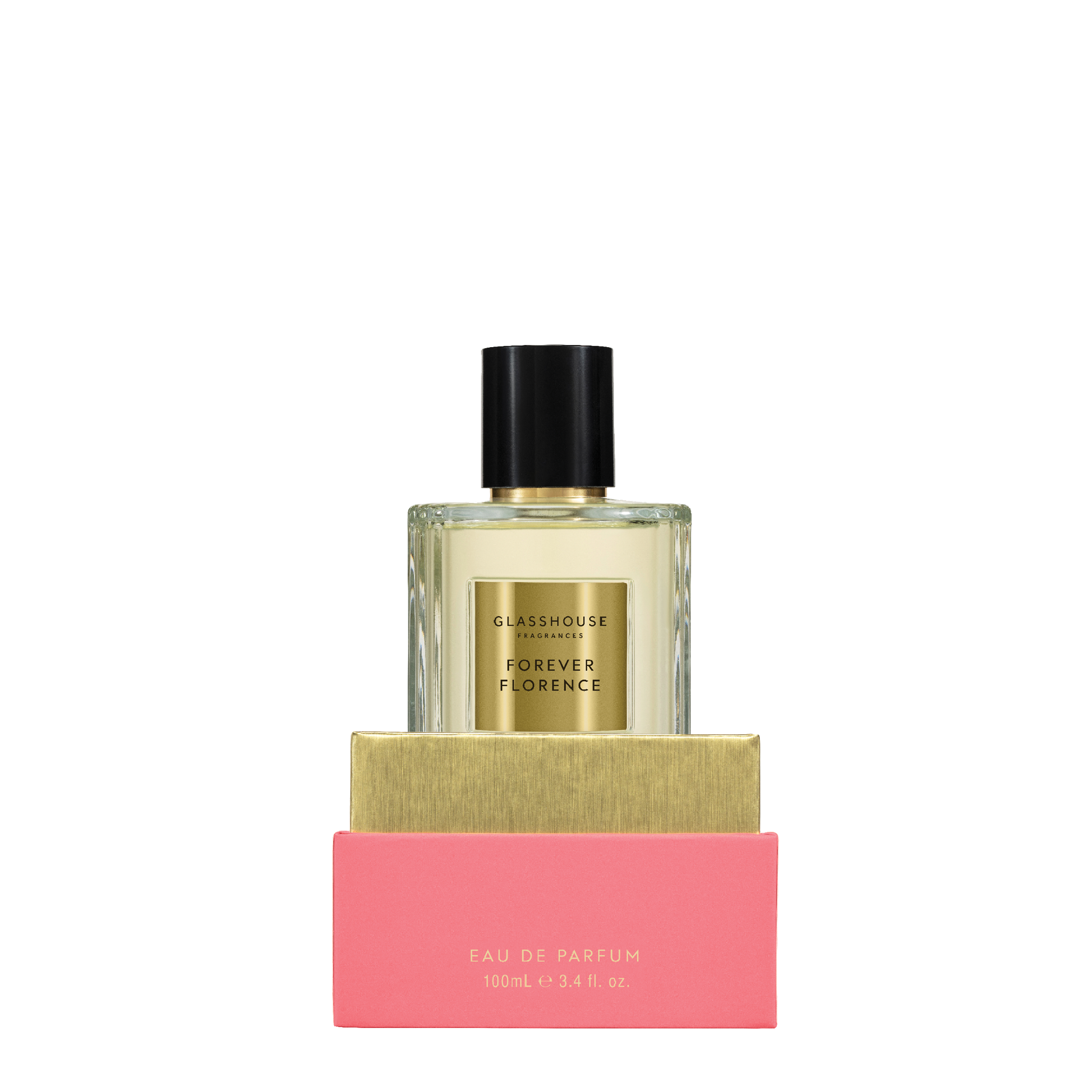 Glasshouse Fragrances Forever Florence Wild Peonies and Lily 100mL Eau de Parfum Spray inside box