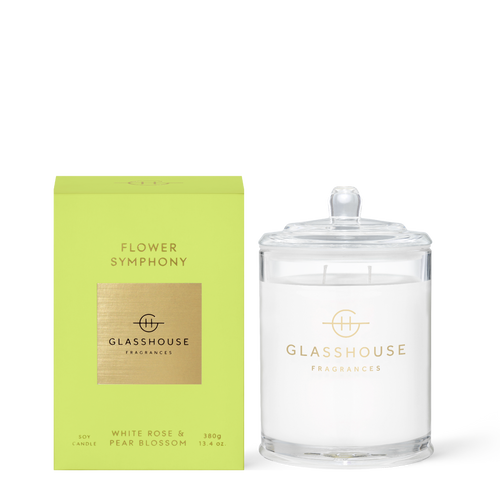 【超お買い得！】 Flower Fragrances Glasshouse | Candle Soy 380g - Therapy アロマグッズ