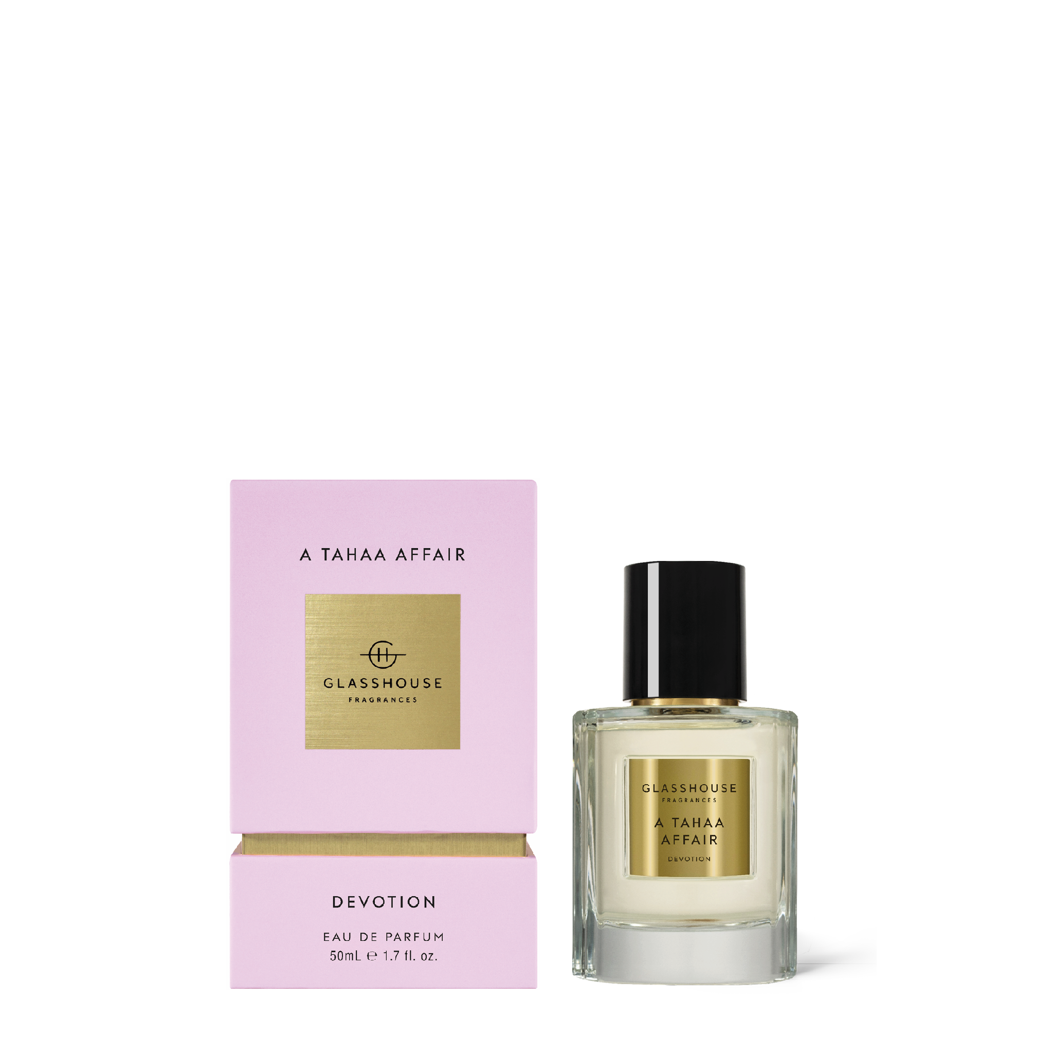 Glasshouse Fragrances A Tahaa Affair Vanilla Caramel 50mL Eau de Parfum spray with box
