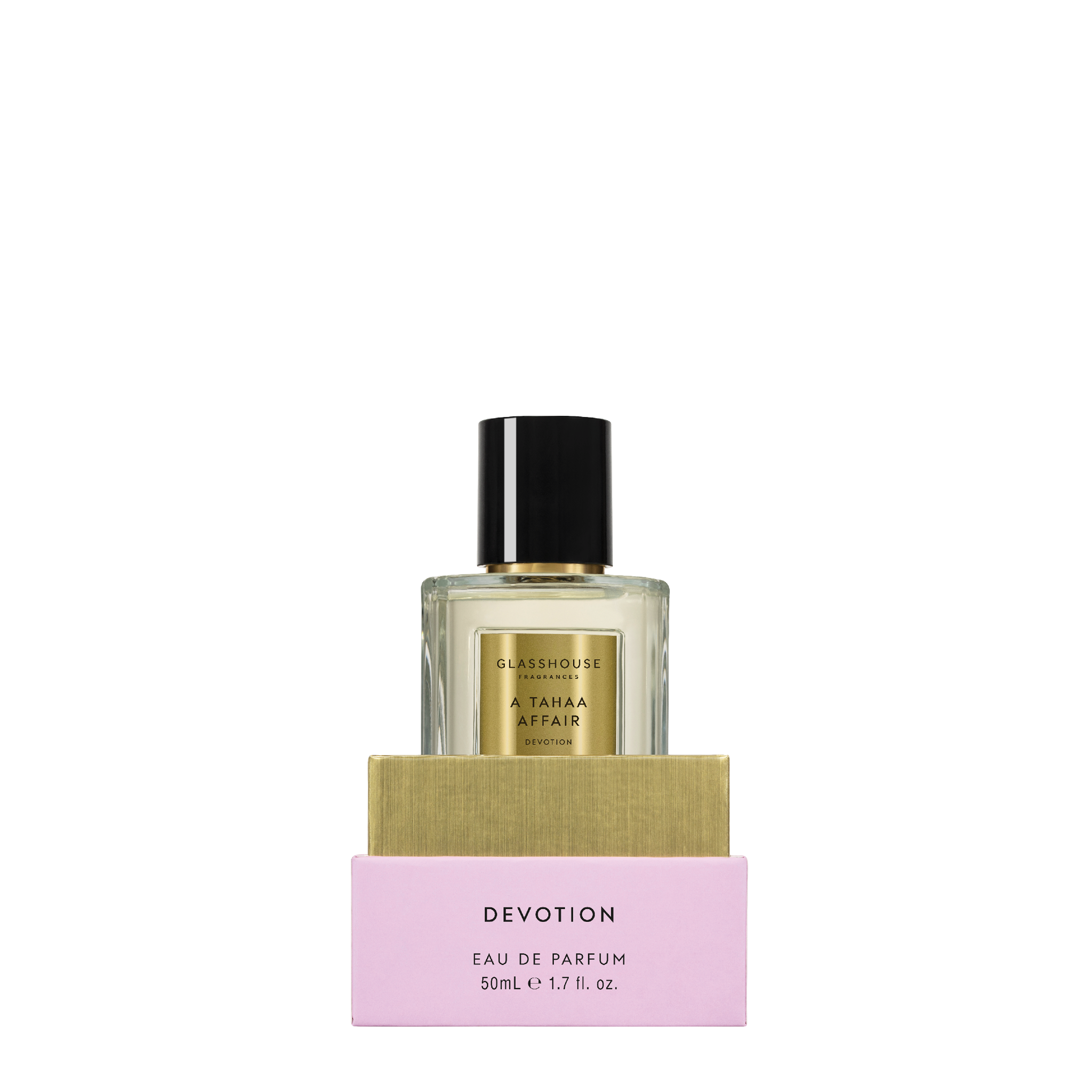 Glasshouse Fragrances A Tahaa Affair Vanilla Caramel 50mL Eau de Parfum spray inside box