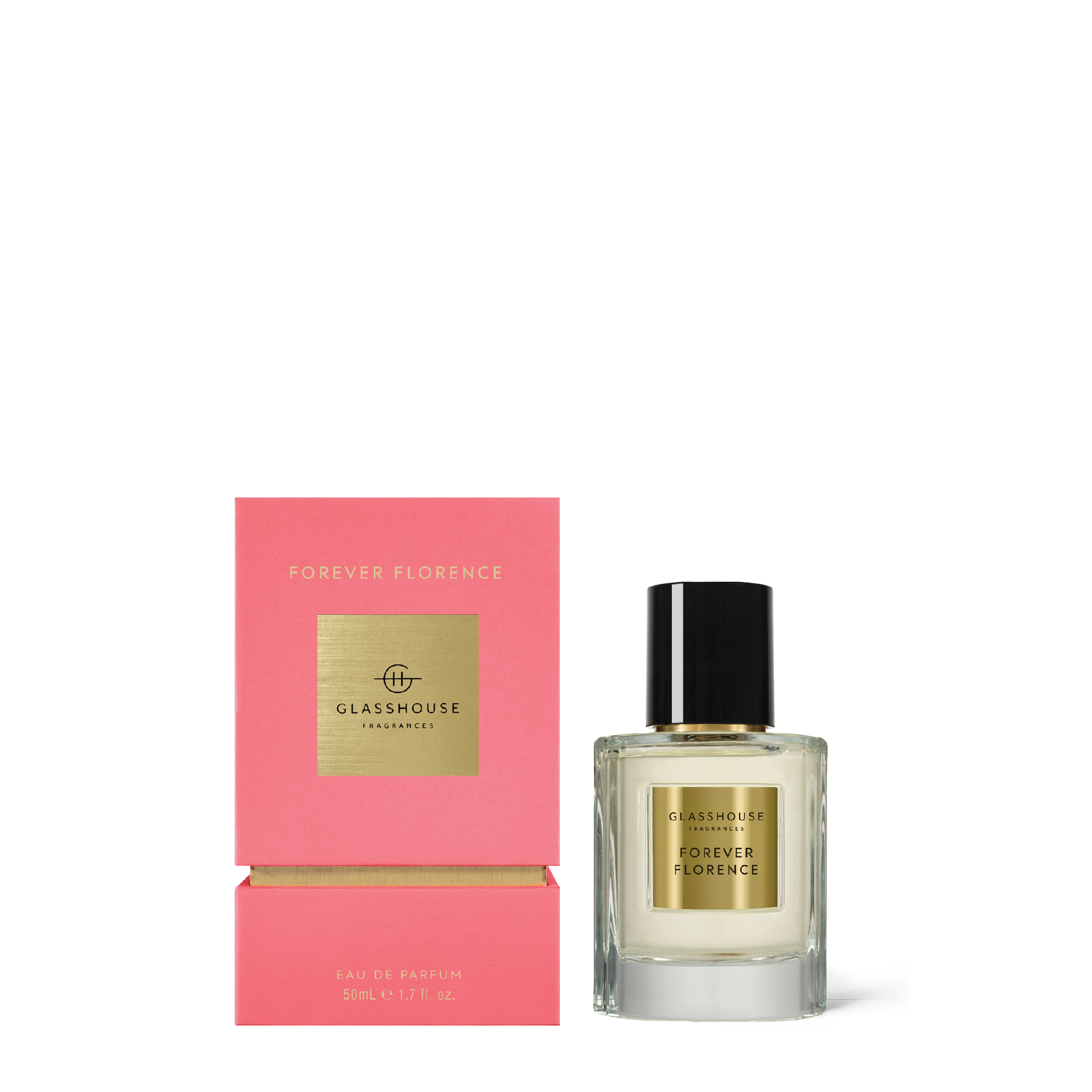 Glasshouse Fragrances Forever Florence Wild Peonies and Lily 50mL Eau de Parfum Spray with box