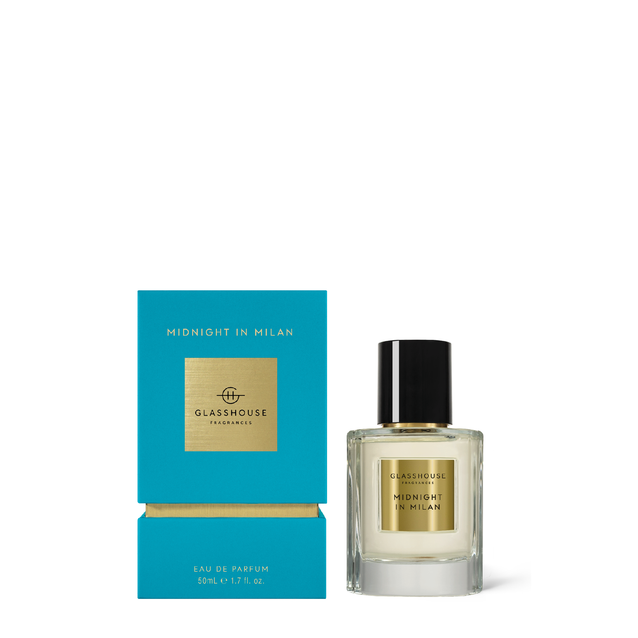 Glasshouse Fragrances Midnight in Milan Saffron and Rose 50mL Eau de Parfum with box