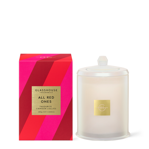 【感謝価格】 All Red Fragrances Glasshouse | Candle Soy 380g - Ones アロマ・キャンドル