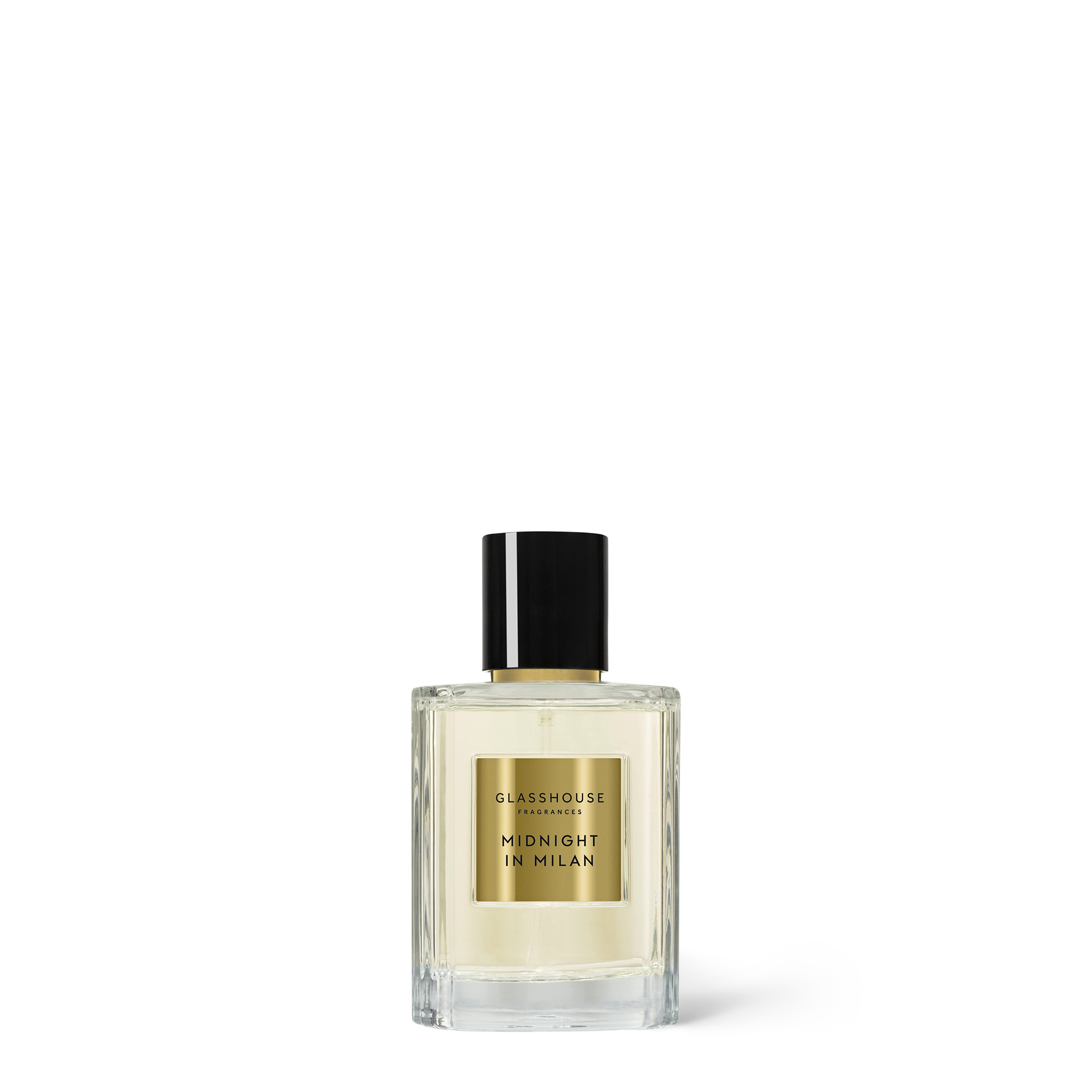 Glasshouse Fragrances Midnight in Milan Saffron and Rose 100mL Eau de Parfum - front on product shot